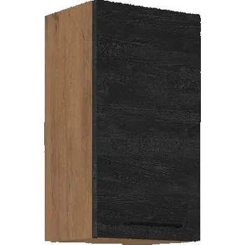 Kuchyňská skříňka Horní kuchyňská vysoká skříňka 40 cm ZHILAN - dub lancelot / dark wood