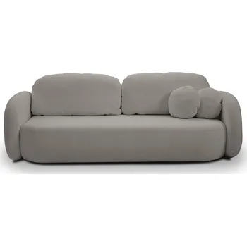 Pohovka Rozkládací dvousedák s úložným prostorem COBOURG - tmavý šedý 2