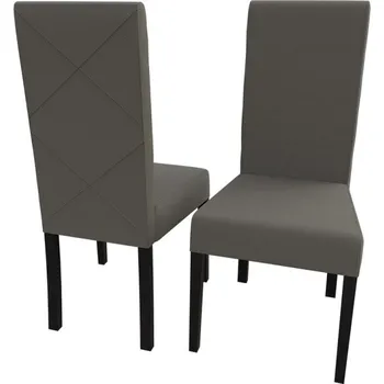 Jídelní židle Jídelní židle MOVILE 400 - wenge / šedá ekokůže