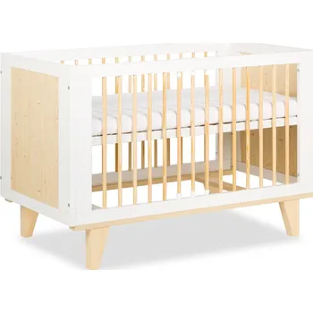 Dětská postel Dětská postýlka 60x120 PEMA - borovice / bilá