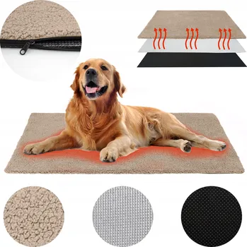 Pelíšek pro psa TERMOIZOLAČNÍ PRO PSA KOČKU 100X70 CM PELÍŠEK A VYHŘÍVACÍ PELECH XL