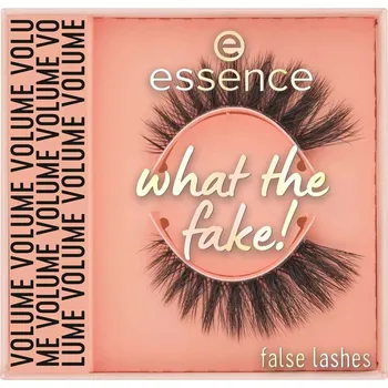 Umělé řasy Essence What The Fake! Umělé řasy na pásku + lepidlo - 01 Dramatic Volume