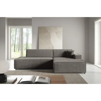 Sedací souprava Rohová sedačka s úložným prostorem WINDSOR 1 - myší šedá, pravý roh