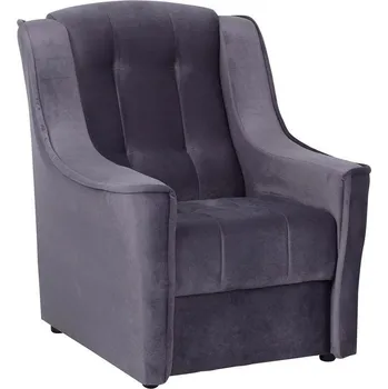 Křeslo Pohodlné křeslo k relaxaci NICK - šedé