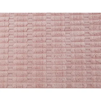 Dekorační látka s 3D plyšovou strukturou, střední, 3 11 (295 g/m²) pudrová