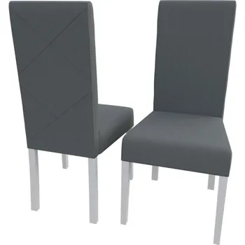 Jídelní židle Jídelní židle MOVILE 400 - bílá / šedá 1