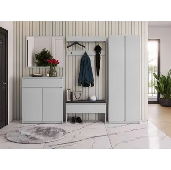 Předsíňová stěna Stěna do předsíně BEZA 2 - šedá