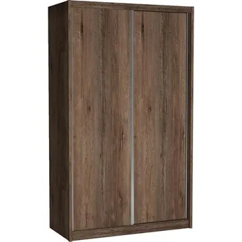 Šatní skříň Šatní skříň 143 cm s posuvnými dveřmi ANICA - dub lefkas