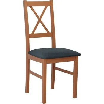 Jídelní židle Jídelní židle s čalouněným sedákem DANBURY 10 - olše / modrá