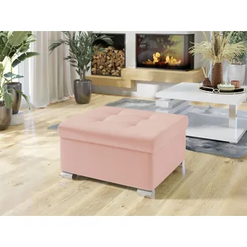 Taburet Taburetka do obýváku NELLI 1 - světlá růžová