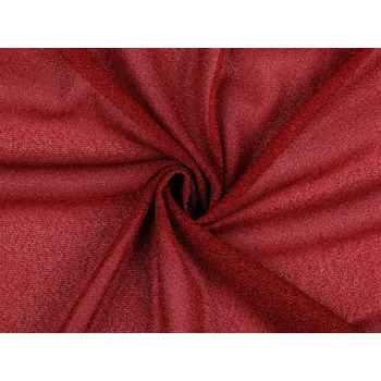 Úplet s lurexem, střední, 3 (40) červená