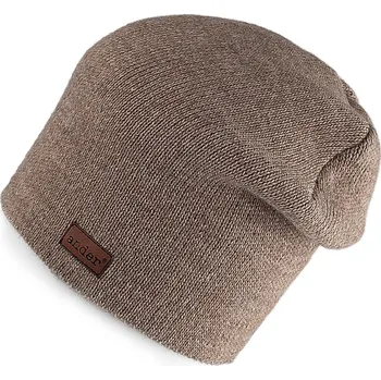 Čepice Zimní čepice unisex, velké, 9 béžová tmavá