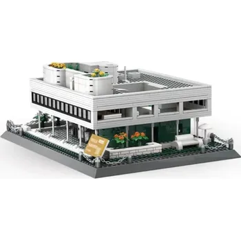 ostatní stavebnice Wange 5237 – Villa Savoye, 1223 dílků | Architektonická stavebnice Paříž, Francie.