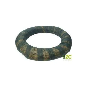 Kroužek slaměný obalovaný - d30 / 5 cm - 10 ks