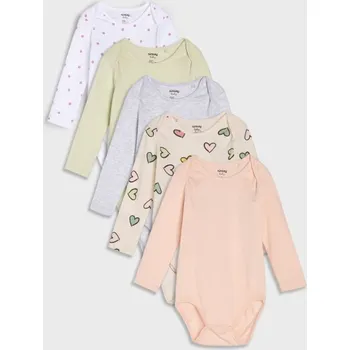 Dívčí spodní prádlo Sinsay - Bavlněné body 5 pack - bílá - 534GK-00X - 534GK-00X-62