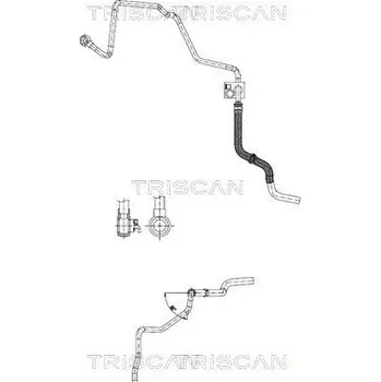 Soustava řízení Hydraulická hadice, řízení TRISCAN 8516 29055