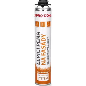 Montážní pěna Pěna lepicí na fasády PRO-DOMA – 800 ml