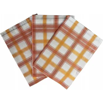 Utěrka SVITAP sleep well Utěrka Bambus 50x70 cm Kostka střední oranžová 3 ks