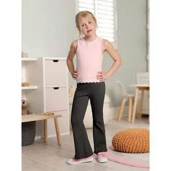 Dívčí kalhoty Sinsay - Zvonové kalhoty - šedá - 220AM-86M - 220AM-86M-122