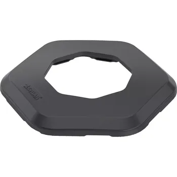 Dopravní značení Černá plastová (PVC) zátěžová základna pro dopravní kužely FLOMA CW87 - 1,7 kg - průměr 28 cm - 78560031