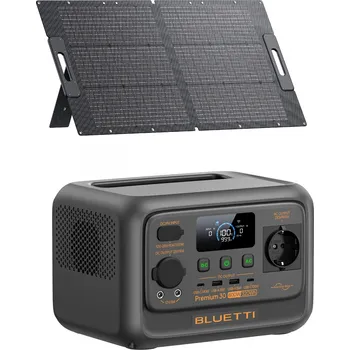 solární panel BLUETTI Sada BLUETTI Premium 30 V2 + Solární panel 100W ORANŽOVÁ|ŠEDÁ