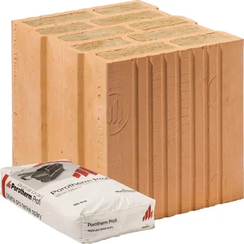 zdivo Cihla Porotherm 30 T Profi P8 broušená – 248×300×249 mm