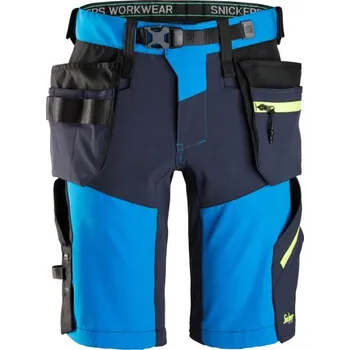 Pánská softshellová bunda Snickers Workwear | Kraťasy FlexiWork+ Softshell Stretch modré - Modrá / 60 / 2XL / modrá