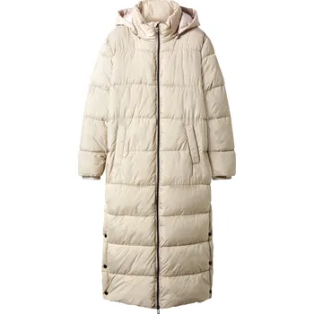 Dámský kabát esmara® Dámský prošívaný maxi kabát (béžová, M(40/42))