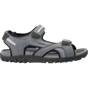 Pánské sandále Pánské sandály Geox UOMO SANDAL 41 Šedá, Černá