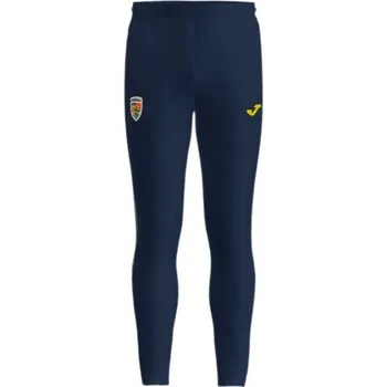 Pánské oblečení Pánské sportovní kalhoty Joma FED. FUTBOL RUMANÍA STAFF TRAINING LONG PANTS XL Tmavě modrá, Žlutá