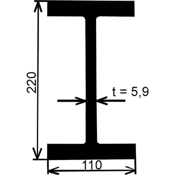 Stavební profil Nosník IPE 220 – 12 m