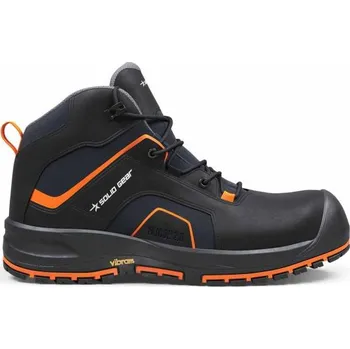 Pracovní obuv SolidGear Footwear | Bezpečnostní obuv Falcon 2.0 S3S - Černá, Oranžová / 42 / 42 / černá