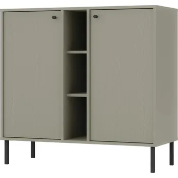 Komoda Komoda s dvířky IROS 2 - eukalyptus / černá