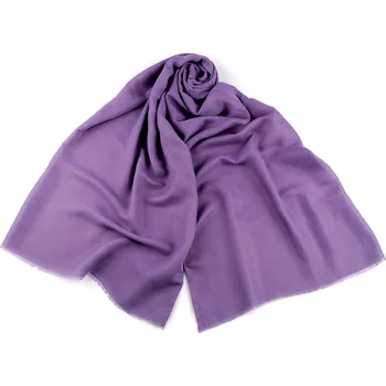 Šála Letní šátek / šála / pléd jednobarevný 85x180 cm, střední, 4 levandulová