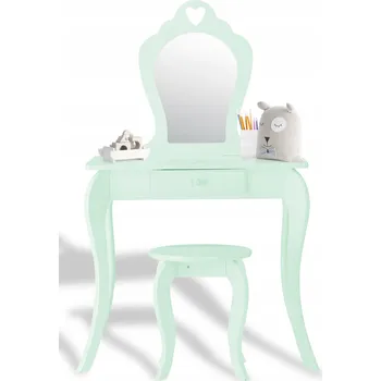 Toaletní stolek Dětský toaletní stolek se stoličkou MADOX - zelený