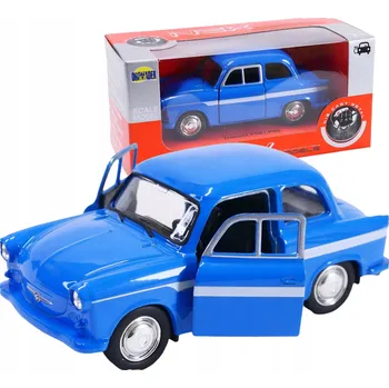 autíčko Welly Legendy PRL Trabant P50 P60 1:34 modrý