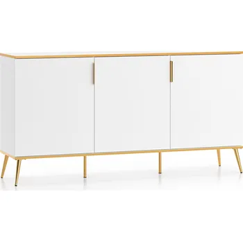 Komoda Třídveřová komoda SICIA - bílá