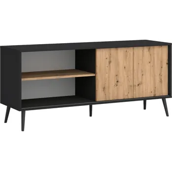 Televizní stolek Televizní stolek ESPAN - černý / dub wotan