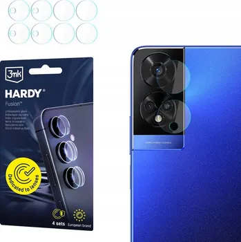 Pouzdro na mobilní telefon 4x Hybridní Sklo na objektiv fotoaparátu pro TCL 50 5G - 3mk Hardy Fusion Lens
