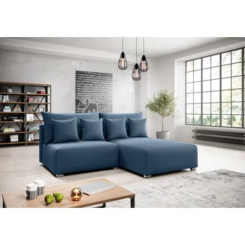 Sedací souprava Malá sedací souprava ROSIANA - modrá, pravý roh