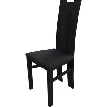 Jídelní židle Jídelní židle MOVILE 18 - wenge / černá ekokůže