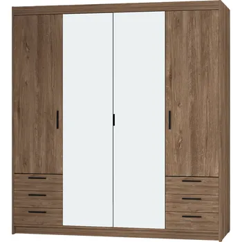 Šatní skříň Šatní skříň 177 PILINA se zrcadly - dub lefkas