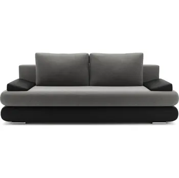 Pohovka Rozkládací pohovka ROBBI - černá / šedá