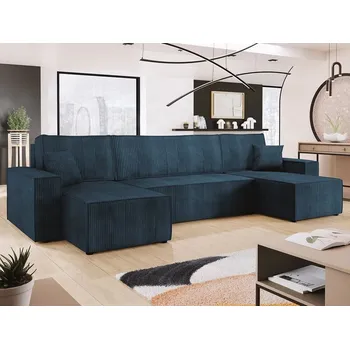 Sedací souprava Rozkládací sedací souprava do U MILICAN - modrá