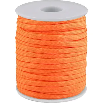 Padáková / oděvní šňůra Ø4 mm, střední, 3 (22) oranžová