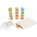 Lucy & Leo 198 Malí přátelé - dřevěná balanční hra s předlohami 33 dílů