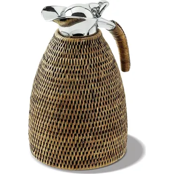 Sambonet Termo karafa opletená ratanem, kolekce Radici, 2,0 l, medově hnědá 58234-02