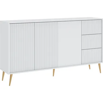 Komoda Velká kombinovaná komoda JEWETT - bílá