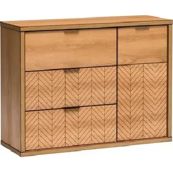 Komoda Kombinovaná komoda DELA - dub karamel