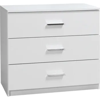 Komoda Komoda se zásuvkami PAMPLONA - alpská bílá / lesklá bílá